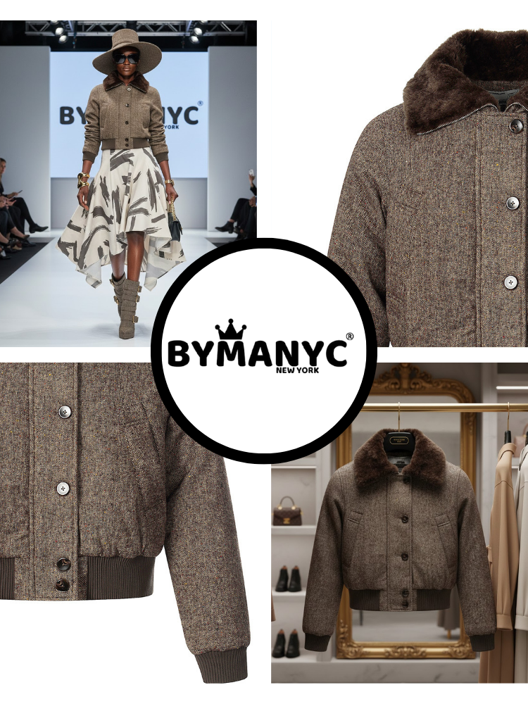 Women's Jacket VEGAN MANHATTAN NYFW Colecction BYMANYC ® New York