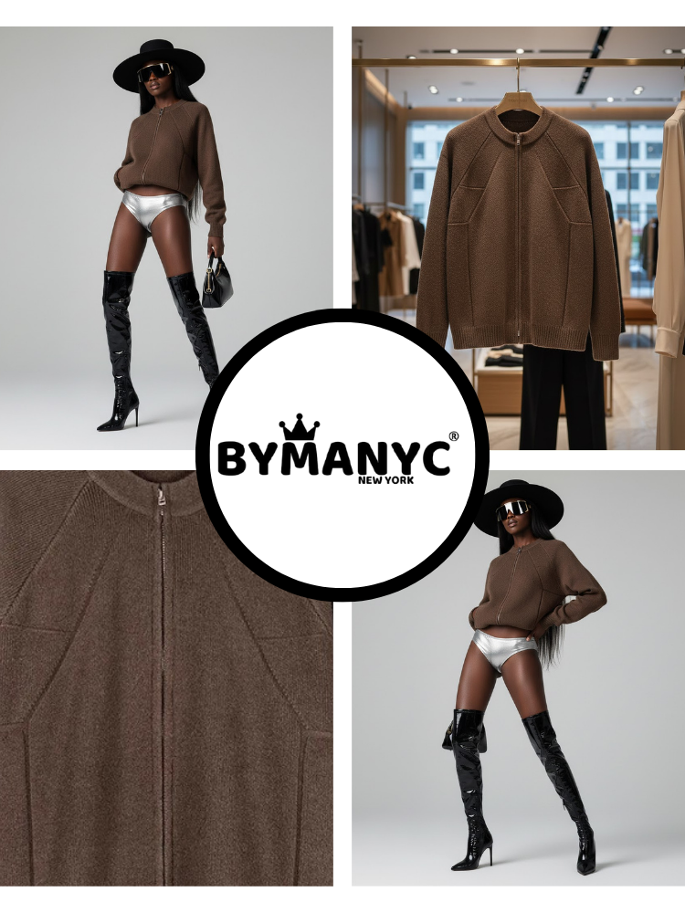 Women's Knit Jacket SOHO NYFW New Colecction BYMANYC ® New York