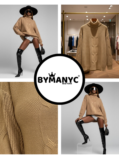 Women's Knit Sweater CENTRAL PARK NYFW New Colecction BYMANYC ® New York