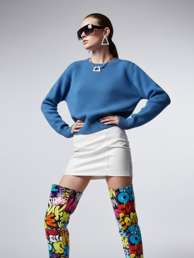 Women's Knit Sweater MIDTOWN NYFW New Colecction BYMANYC ® New York