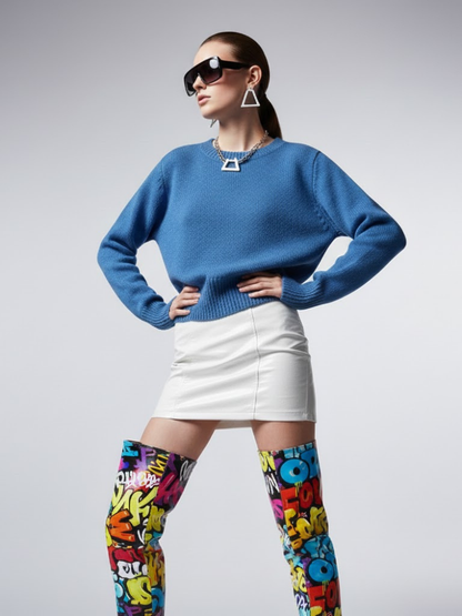 Women's Knit Sweater MIDTOWN NYFW New Colecction BYMANYC ® New York