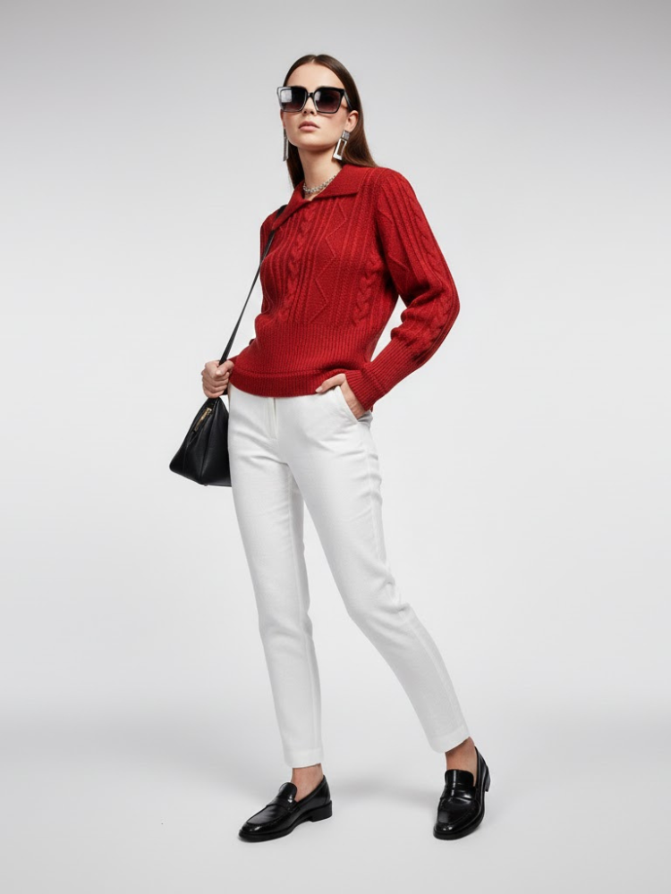 Women's Knit Sweater UPTOWN NYFW New Colecction BYMANYC ® New York