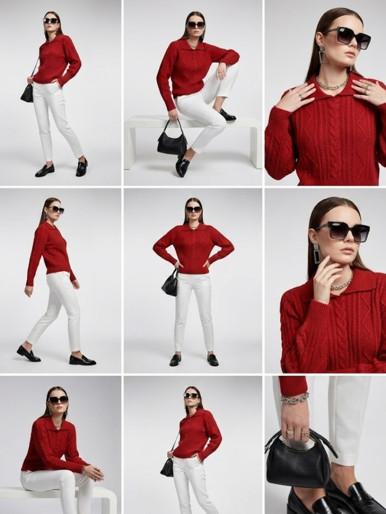 Women's Knit Sweater UPTOWN NYFW New Colecction BYMANYC ® New York