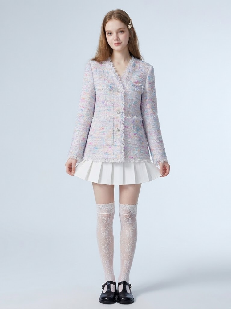 Women's Luxury Plaid Blazer UPPER EAST New Collection Prêt-À-Porter BYMANYC ® New York
