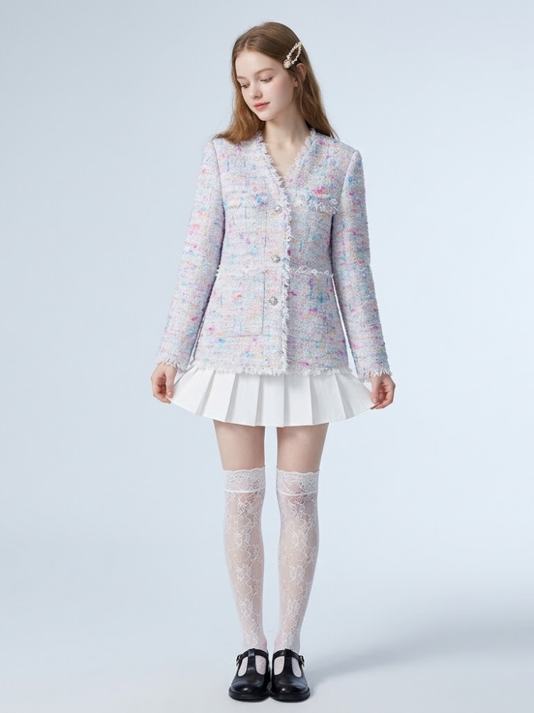 Women's Luxury Plaid Blazer UPPER EAST New Collection Prêt-À-Porter BYMANYC ® New York