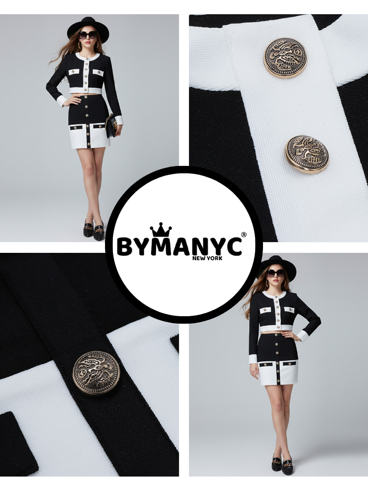 Women's Skirt and Jacket Set TRIBECA NYFW New Colecction BYMANYC ® New York