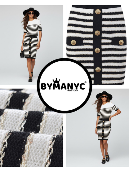 Women's Skirt and Sweater Set NOLITA NYFW New Colecction BYMANYC ® New York