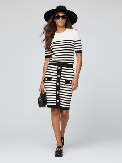 Women's Skirt and Sweater Set NOLITA NYFW New Colecction BYMANYC ® New York