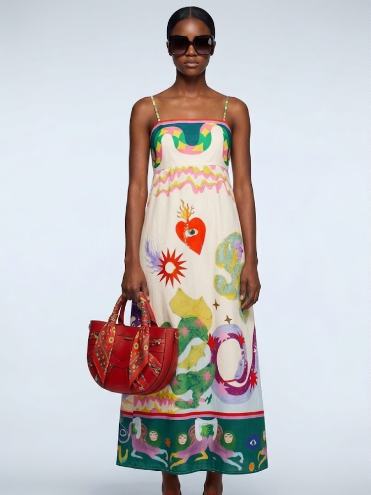 Women's Summer Maxi Dress EAST VILLAGE | BYMANYC ® New York