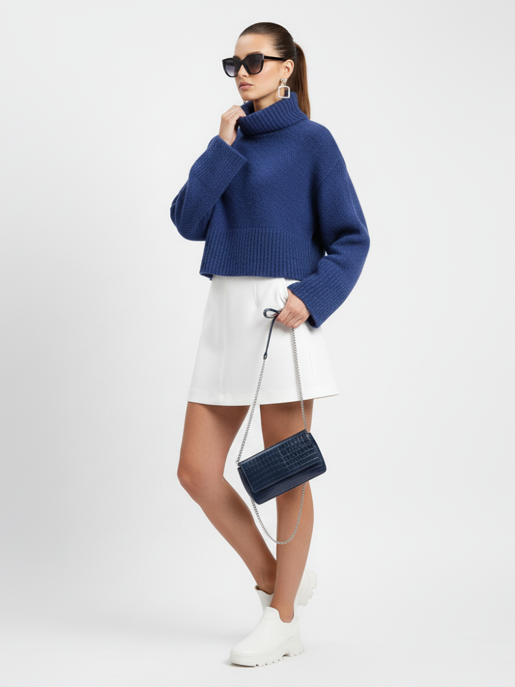 Women's Turtleneck Sweater UPPER EAST SIDE ECO COUTURE BYMANYC ® New York