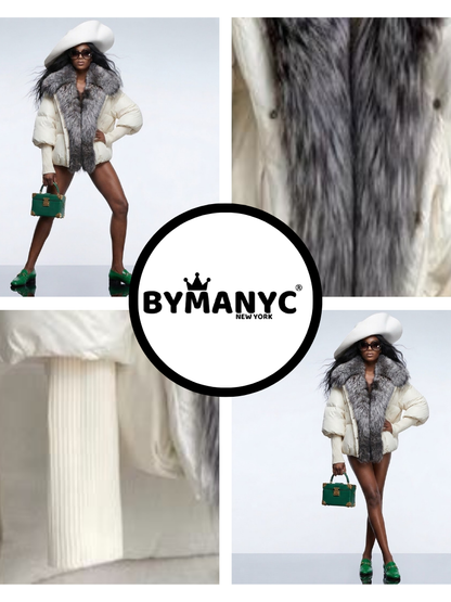 Women's Winter Luxury Puffer Jacket VAIL New Collection Prêt-À-Porter BYMANYC ® New York