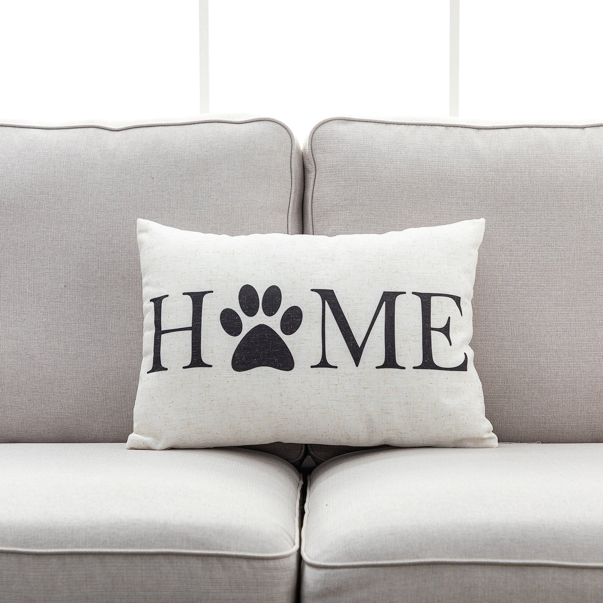 Home and Dog Throw Pillow - Set of 2