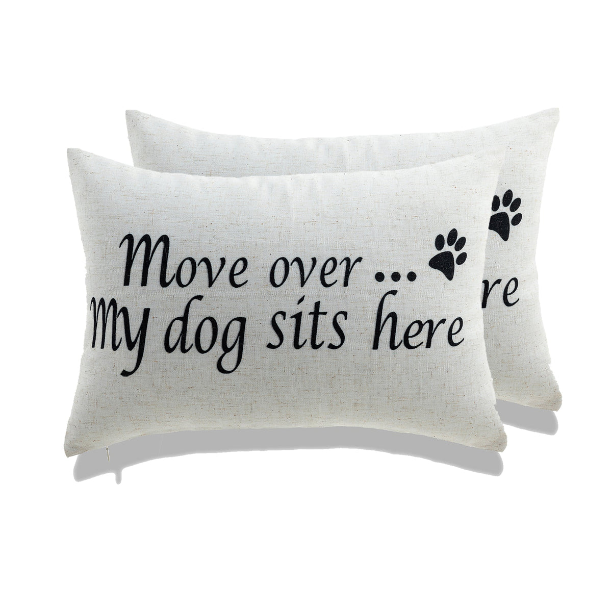 Home and Dog Throw Pillow - Set of 2