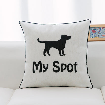 Home and Dog Throw Pillow - Set of 2