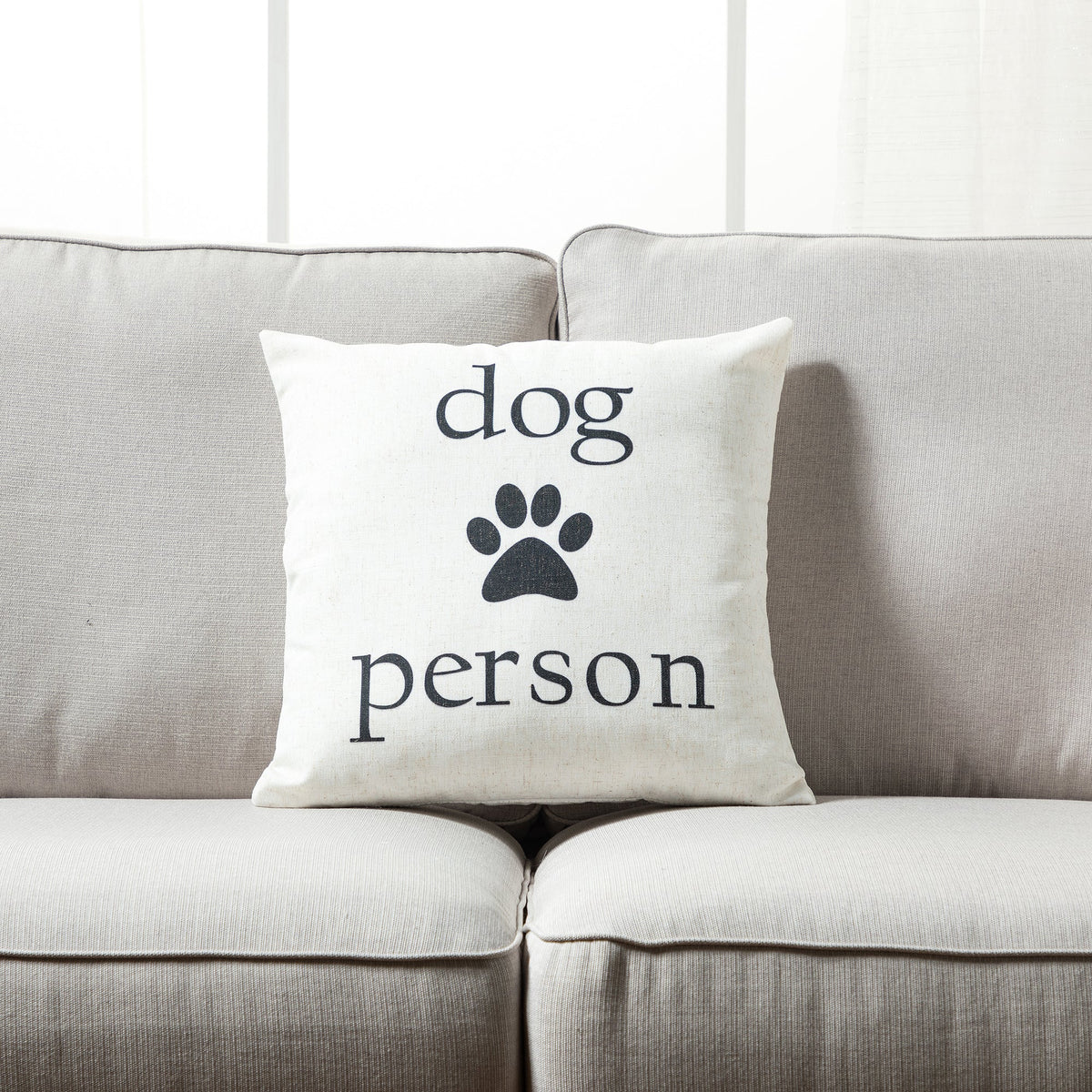 Home and Dog Throw Pillow - Set of 2