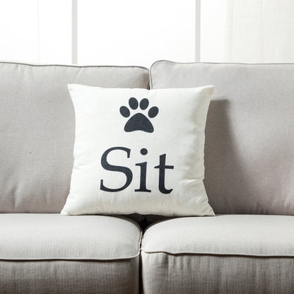 Home and Dog Throw Pillow - Set of 2