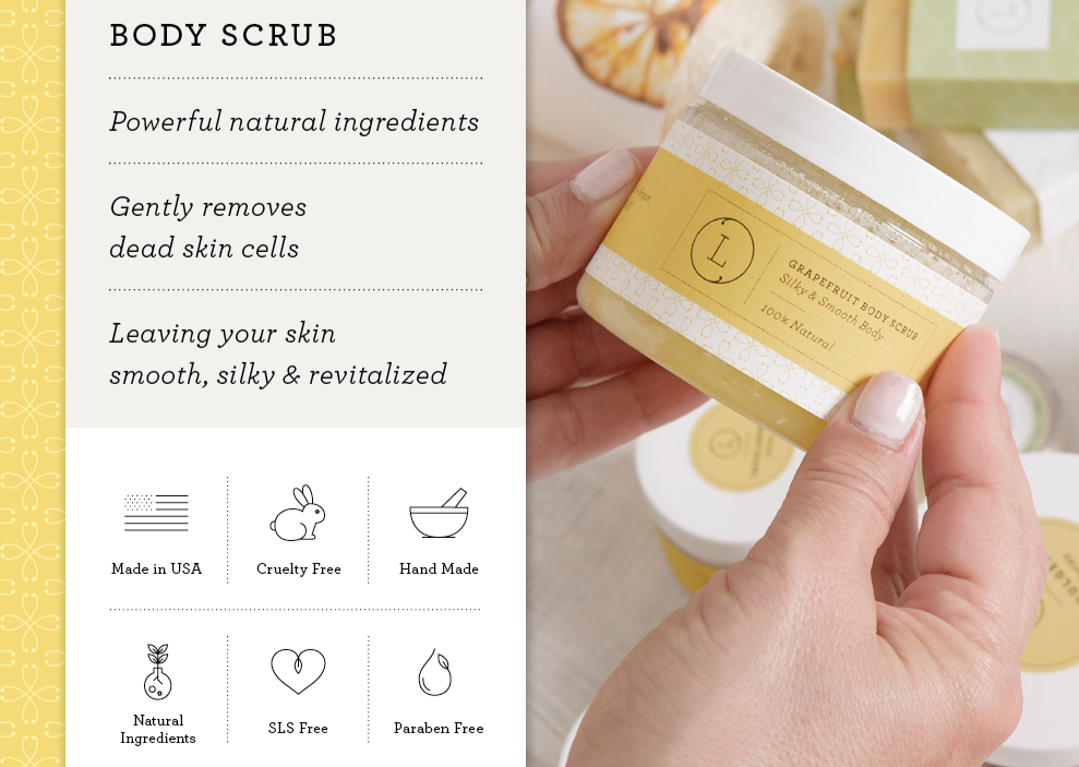 Grapefruit Body Oil & Body Scrub Gift Set