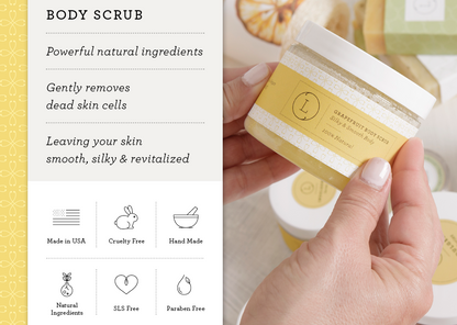 Grapefruit Body Oil & Body Scrub Gift Set