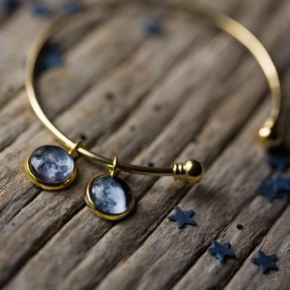 My Moon Custom Family Charm Bracelet With Multiple Moons