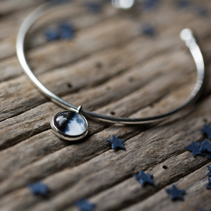 Custom My Moon Charm - Bracelet Sold Separately, Charm Only