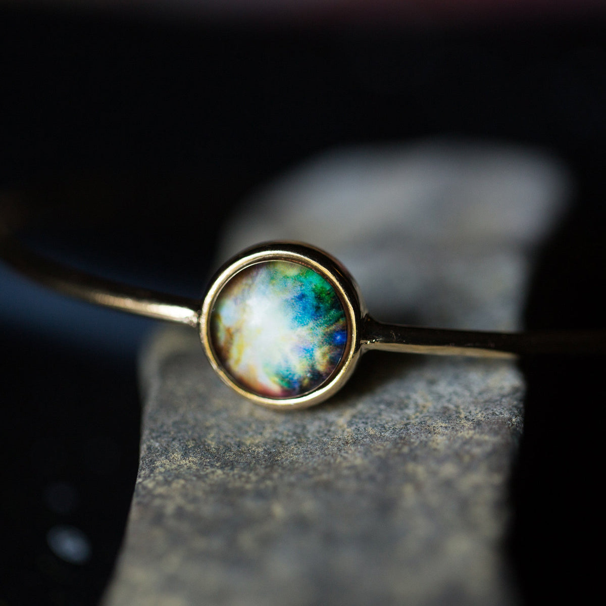 CLEARANCE Galaxy Stackable Bangle in Gold or Silver