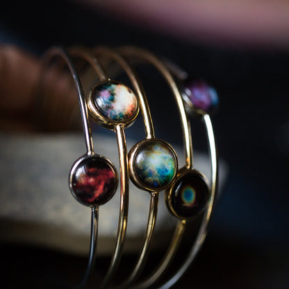 CLEARANCE Galaxy Stackable Bangle in Gold or Silver
