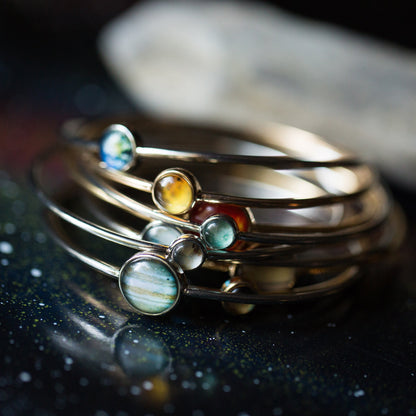 CLEARANCE Solar System Stacked Bangle Set