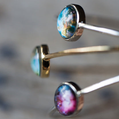 CLEARANCE Galaxy Stackable Bangle in Gold or Silver