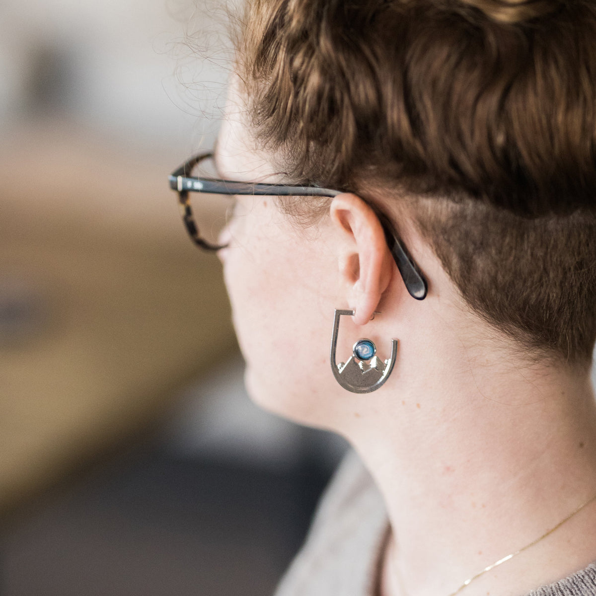 SLIGHTLY FLAWED Mountain Range Earrings