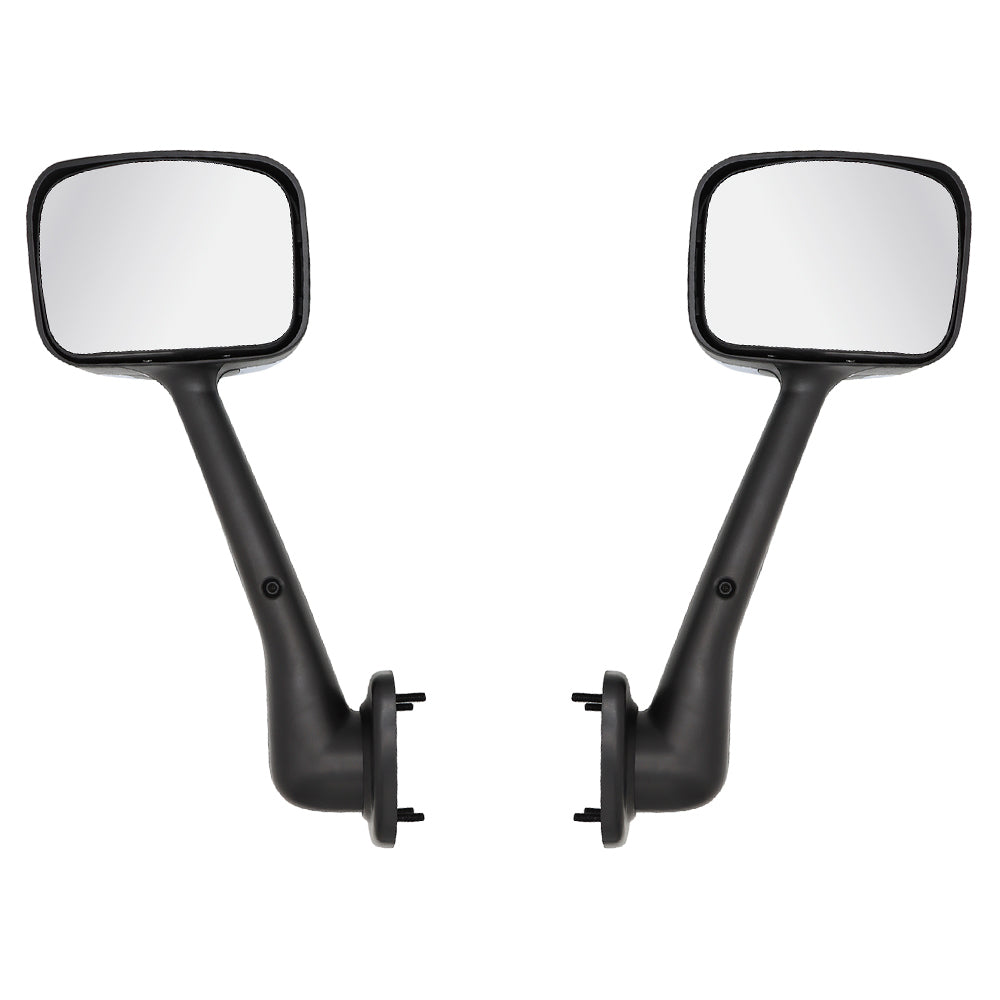 Chrome Hood Mirrors Compatible With Freightliner Cascadia 2008-2016 Pair