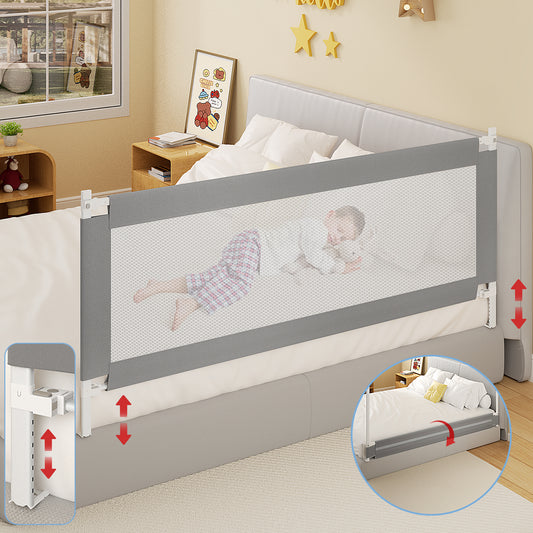 Bed Rail for Toddlers, Detachable Baby Bed Rail Guard, Suitable for Queen, Full, Bed Rails for Toddlers and Baby(78.7', 1 Side)