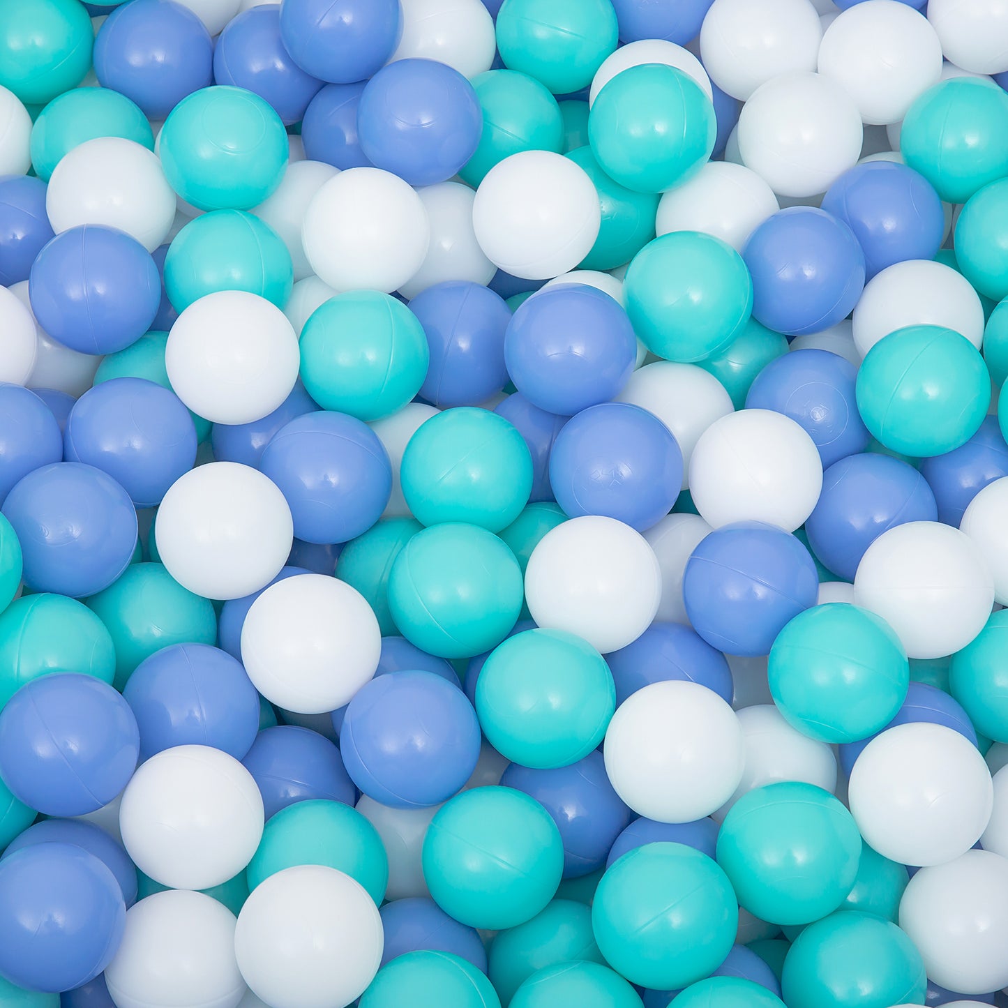 Ball Pit Balls 1000 Count for Kids, Colorful Phthalate Free BPA Free Baby Toddler Play Balls for Kids Toddlers - Safe, Crushproof, Lightweight, Durable Spheres-Blue&White
