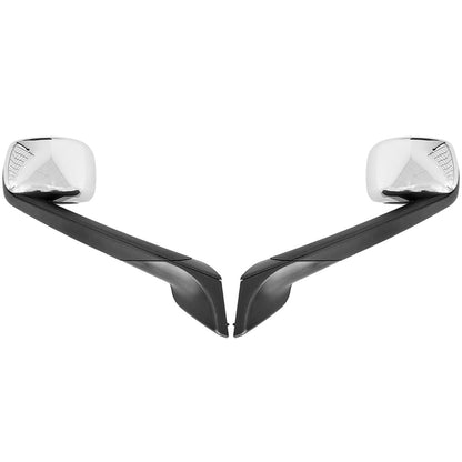 Chrome Hood Mirrors Compatible With New Freightliner Cascadia 2018-2021 Pair