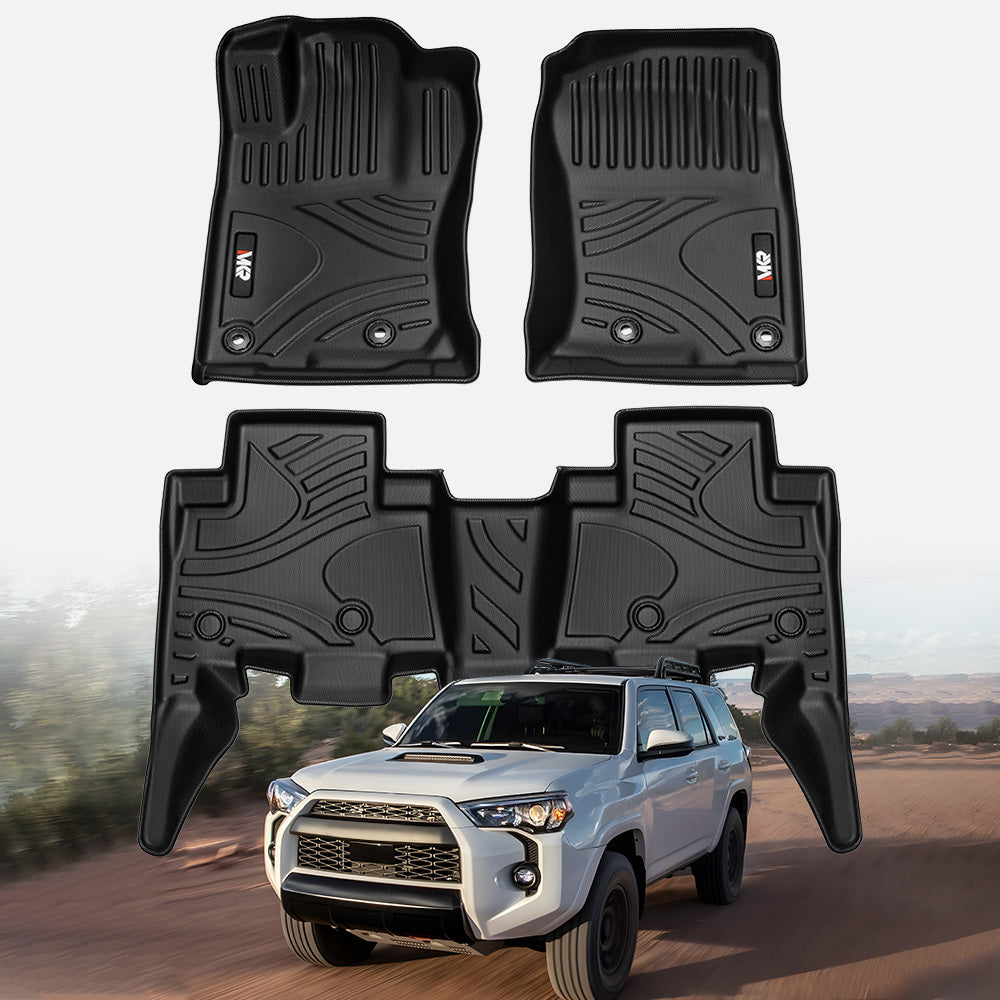 All Weather TPE Custom Fit Floor Liner for Toyota 4Runner 2013-2024 & for Lexus GX460 2014-2023
