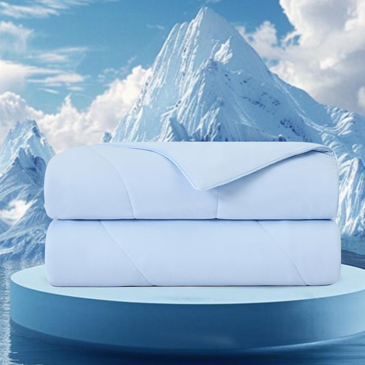 1-Piece 108x90' Cooling DA Comforter,Ice Blue