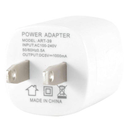 USB Wall Charger- White or Black