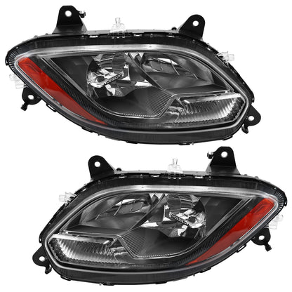 Headlights Assembly Compatible With 2018-2023 International LT625 Pair