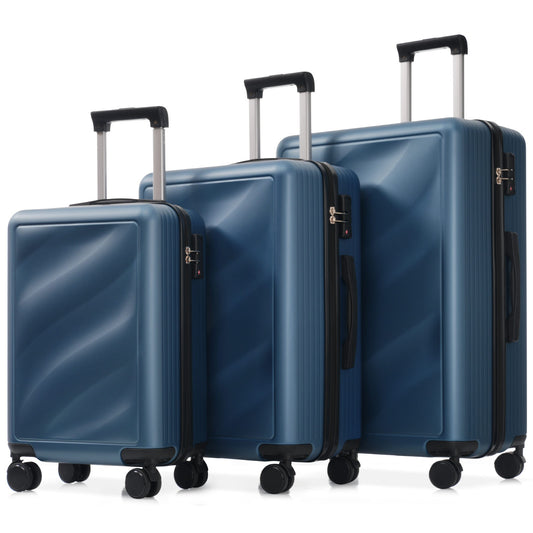 Luggage Set 3 Piece, Lightweight Durable ABS Suitcases with Spinner Wheels and TSA Lock, Carry-on & Checked Travel Luggage (20'/24'/28')