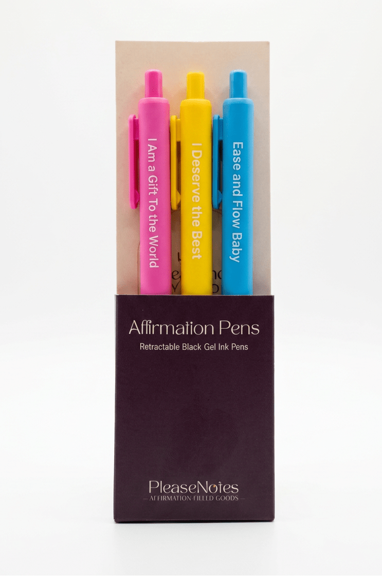 Affirmation Pens for Positive Self-Talk (3-Pack)