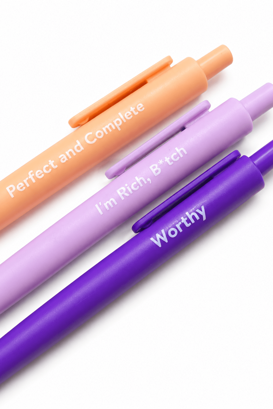 Affirmation Pens for Positive Self-Talk (3-Pack)