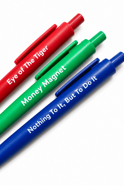 Affirmation Pens for Positive Self-Talk (3-Pack)