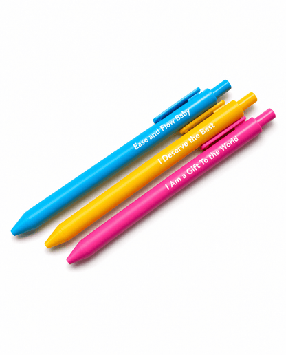 Affirmation Pens for Positive Self-Talk (3-Pack)