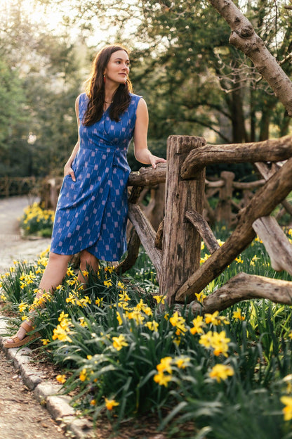 Anchor Away Wrap Dress