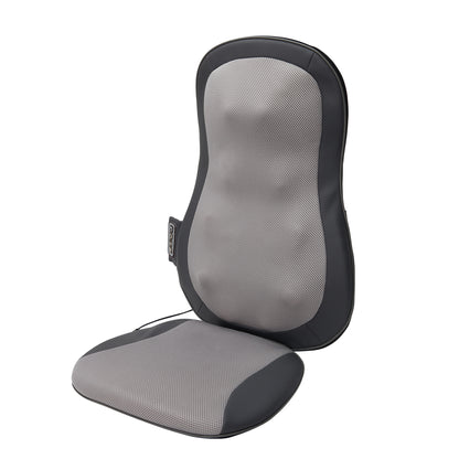 Therapeutic Shiatsu Massage Cushion with Heat Function in Gray, Polypropylene, 36.60' Length