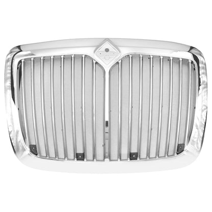 Chrome Front Grille Compatible With International Prostar 2008-2018 With Bug Screen
