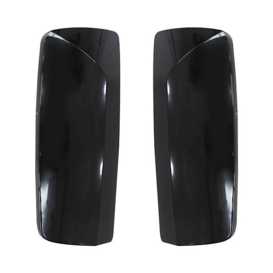 Black Door Mirror Covers Compatible With Volvo VNL/VNM 2Pcs