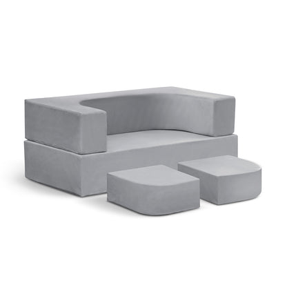 Kids Sofa Bed,Modular Couch Free Combination,Convertible Toddler Play Couch Furniture for Small Playroom