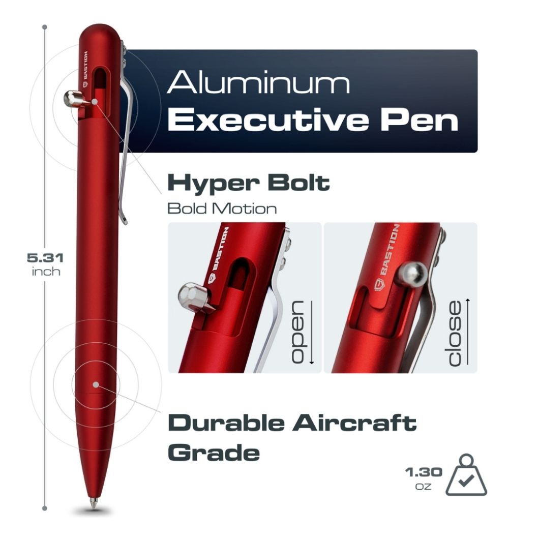 Aluminum - Bolt Action Pen by Bastion®