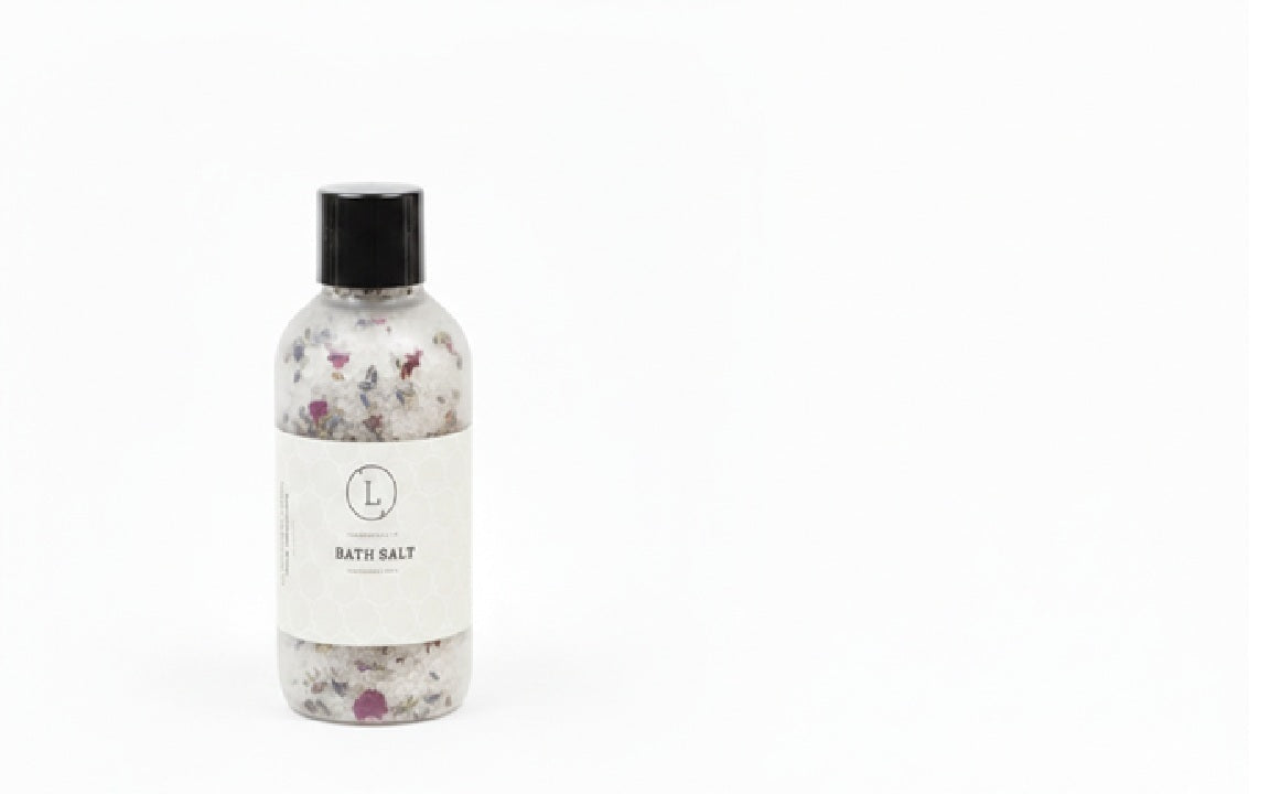 Natural Bath Salts Discovery Set – 4 Botanical Bottles