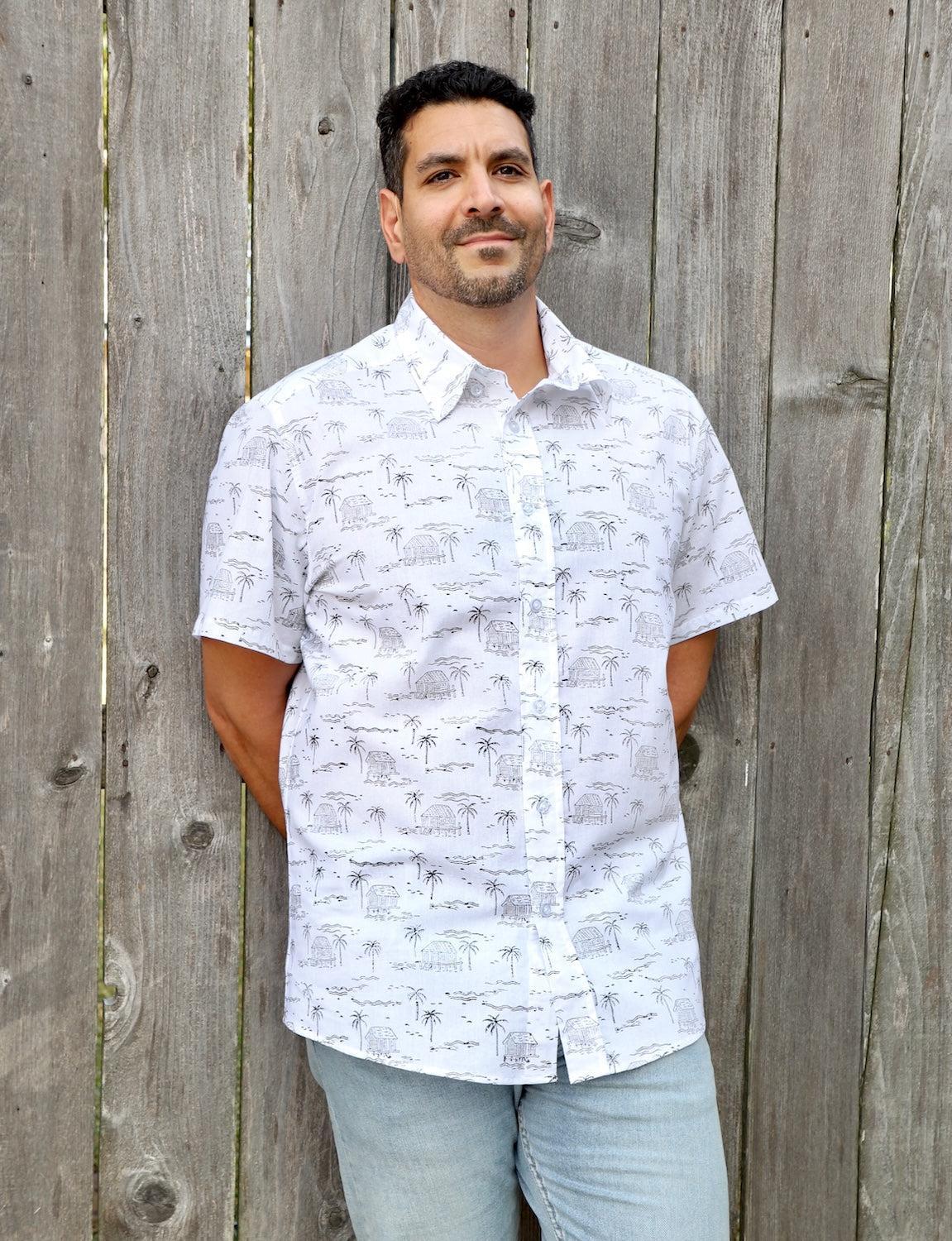 Bayou Cottage Organic Cotton Men's Button Down Shirt